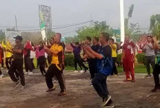 Pemerintah Kecamatan Sungai Lilin Gelar Senam Jum'at Bersama