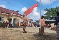 TP PKK Desa Panca Tunggal Gelar Upacara Bendera Peringati Hari Kartini