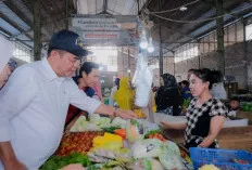 Gerakkan Ekonomi Rakyat, Bupati Toha Ajak Warga Muba Prioritaskan Belanja di Pasar Tradisional