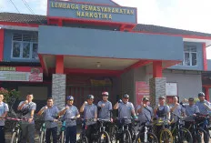 Kalapas Narkotika Kelas IIA Muara Beliti Ajak Pegawai Jalan Santai dan Gowes Bersama