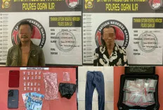 Sat Res Narkoba Polres Ogan Ilir Ciduk Dua Pengedar Sabu di Desa Pinang Mas