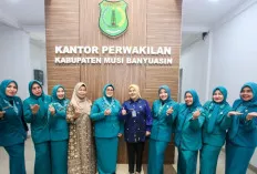 Serah Terima Jabatan TP PKK Muba, Hj Patimah Toha Resmi Gantikan Hj Triana Sandi Fahlepi