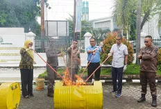 Musnahkan BB Senilai Rp500 Juta