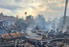 Tragedi Dini Hari di Sungai Lilin: 6 Rumah Hangus dalam Sekejap, Kerugian Ratusan Juta