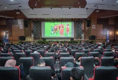Pj Bupati H Sandi Fahlepi Manjakan Penonton dengan Berbagai Hadiah, Nobar AFC U-23 di Opproom Pemkab Muba