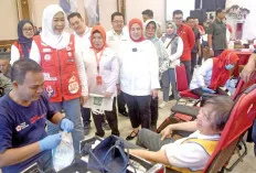 Bulan Puasan, Pendonor Menurun, PMI Sumsel Kolaborasi Paguyuban   