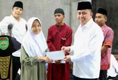 Pj Gubernur Sumsel Agus Fatoni Santuni Ribuan Anak Yatim 
