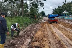  Jalan Rusak Betung 1 Ogan Ilir Mulai Diperbaiki