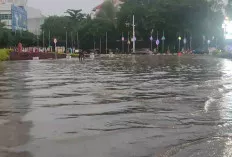 Banjir Jalan Protokol Palembang, Ternyata Ini Penyebabnya
