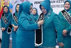 Ketua Posyandu Kabupaten/Kota Se-Sumsel Dilantik Pj Ketua TP PKK Sumsel Tyas Fatoni 
