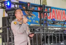 Kapolsek Turun Langsung Berikan Himbauan Tentang Larangan Pemutaran Musik Remix di Acara Hajatan