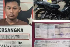 Kunci Masih Terpasang, Sepeda Motor Digasak Maling, Pelaku Berhasil Diamankan