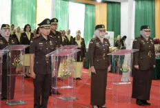 Kejati Sumsel Lantik Wakil Kepala Baru dan Sederet Kepala Kejaksaan Negeri