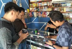 Ini yang Dilakukan BNN OKI Antisipasi Peredaran Narkoba Cair, Sidak Sejumlah Vape Store 