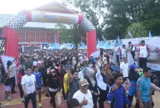 Rayakan HUT Palembang ke-1343, Ribuan Warga Padati Jalan Sehat Sumeks di JSC   