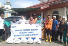 BRI Cabang Sekayu Peduli, Salurkan 500 Paket Bantuan ke Warga Terdampak Banjir