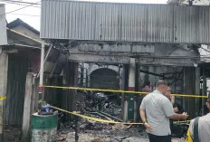 Bengkel Motor Dekat Pasar Kuto Dilalap Api, Enam Orang Jadi Korban, Tiga Diantaranya Tewas