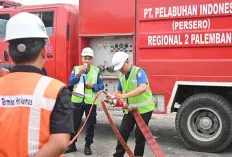 Tumbuhkan Budaya Keselamatan Kerja, Pelindo Regional 2 Palembang Peringati Bulan Bakti K3 Nasional Tahun 2024