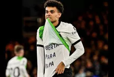 Selebrasi Penuh Haru Luis Diaz Saat Cetak Gol