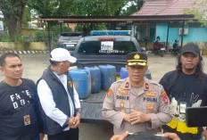 Polsek SU II Palembang Sita 5 Dirigen Tuak dari Penjual di Kelurahan Sentosa