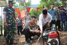 Atasi Kesulitan Air Bersih, Polres Muba Bangun Sumur Bor Serentak di Dusun Sempinding