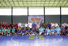 Memeriahkan HUT OKU Timur ke-21, Pemkab Gelar Fun Futsal Penuh Semangat Antar OPD