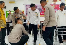 Tim Dokter RS Bhayangkara Polda Sumsel Gelar Bakti Kesehatan