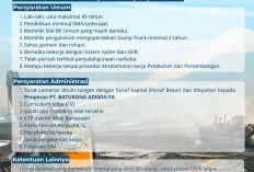 Implementasikan Perda, Disnakertrans Muba dan PT Baturona Adimulya Buka Loker Driver Dump Truck