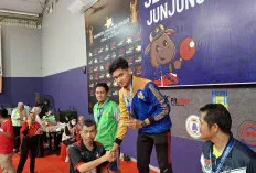 Muba Berjaya! Avicena Sabet Emas Tenis Meja Tunggal Putra di Porprov Korpri 2025