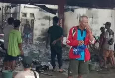 Toko Bangunan di Megang Sakti Ludes Terbakar, Diduga Akibat Korsleting Listrik