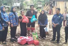 Pemkab Musi Banyuasin Tanggap Berikan Bantuan Sosial kepada Keluarga Terdampak Pohon Tumbang