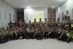Polres Muba Serahkan 20 Personil Walpri Kepada KPU, Bawaslu dan Paslon 