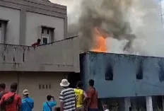 4 Unit Ruko di OKI Hangus Terbakar 