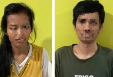 Pasutri Pencuri Helm di Palembang Viral, Tertunduk Malu saat Diciduk Polisi