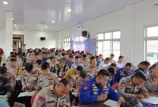 Anggota Polres OKI Pemegang Senpi Jalani Tes Psikologi 