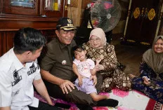 Kepedulian Pemkab Muba: Bupati Sambangi Balita Penderita Kelainan Jantung