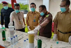 Kejari Muara Enim Gelar Pemusnahan Barang Bukti 