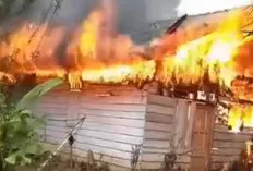 Rumah Warga Tuah Negeri Musi Rawas Kembali Terbakar