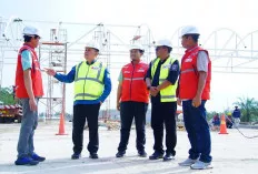 Pj Bupati Sandi Fahlepi Tinjau Progres Pembangunan Tol di Muba, Ini Capaiannya 
