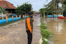 Banjir di Kerta Jaya di Muba Berangsur Mulai Surut