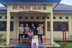 Dianggap Sebagai Penadah, Usai Membeli Chromebook, Pria Ini di Lalan Diamankan Polsek Lalan  