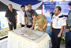 Gedung Terminal Pelabuhan Boom Baru Diresmikan PJ Gubernur Sumatera Selatan 