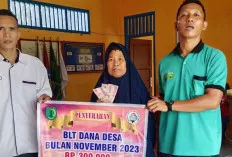 Pembangunan Fisik DD 2023 dan Pembagian BLT Dana Desa Babat Supat Sudah Dirampungkan