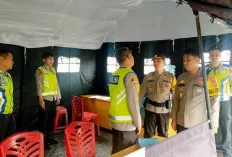 Pelipatan Surat Suara, Diawasi Ketat Personel Polres Banyuasin 