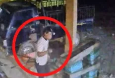 Maling Gondol Emas dan Uang Ratusan Juta di Banyuasin, Terekam CCTV