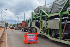 Padat Merayap Jalintim Sungai Lilin, Terpaksa Dibuat Satu Lajur