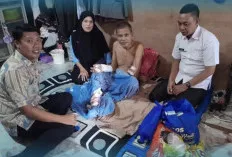Dinsos Muba Salurkan Bantuan untuk Warga Korban Kecelakaan Kerja