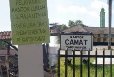 Pasca Kebakaran Kantor Lurah, Pelayanan Dipindah ke Kantor Camat Tanjung Raja