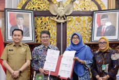 Pj Gubernur Agus Fatoni Teken MoU Jejaring Pengampuan Layanan Prioritas Rumah Sakit
