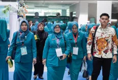 Ketua TP PKK Muba Hj. Patimah Toha Hadiri Rakernas X dan Puncak HKG PKK ke-53 di Samarinda